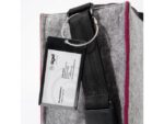 Desk Sharing Bag Bicolor M grijs/rood M 360x280x150mm
