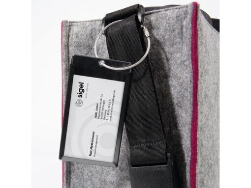 Desk Sharing Bag Bicolor M grijs/rood M 360x280x150mm