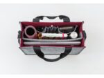 Desk Sharing Bag Bicolor M grijs/rood M 360x280x150mm