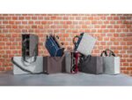 Desk Sharing Bag Bicolor M grijs/rood M 360x280x150mm