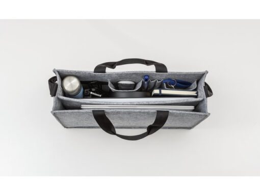 Desk Sharing Bag Classic L lichtgrijs L 500x280x150mm