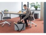Desk Sharing Bag Classic L lichtgrijs L 500x280x150mm