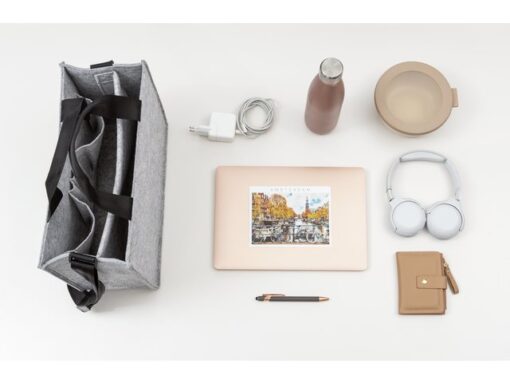 Desk Sharing Bag Classic M lichtgrijs M 360x280x150mm