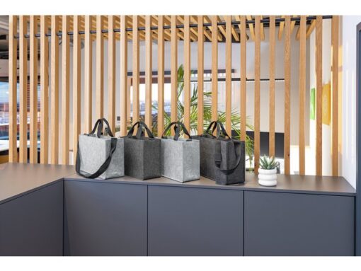 Desk Sharing Bag Classic M lichtgrijs M 360x280x150mm