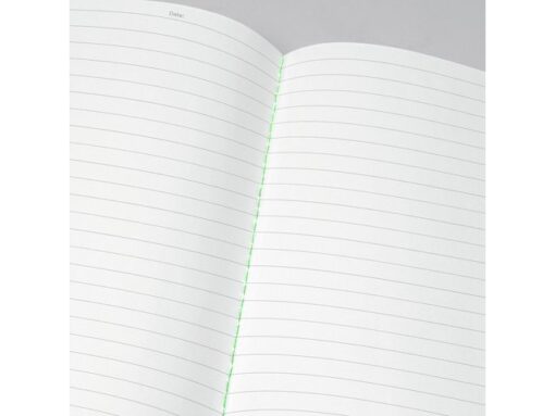 Notitieschrift Linescape Neo A5 2st. l.grijs/lime lijn 68   pag 80gr.