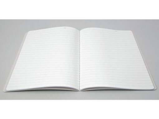 Notitieschrift Linescape Neo A5 2st.d.grijs/l.grijs lijn 68 pag 80gr.