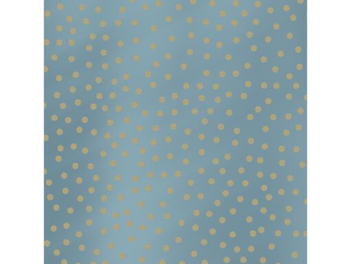 Toonbankrol Kangaro kraft dots blauw 60 grams 70 cm breed   250 meter
