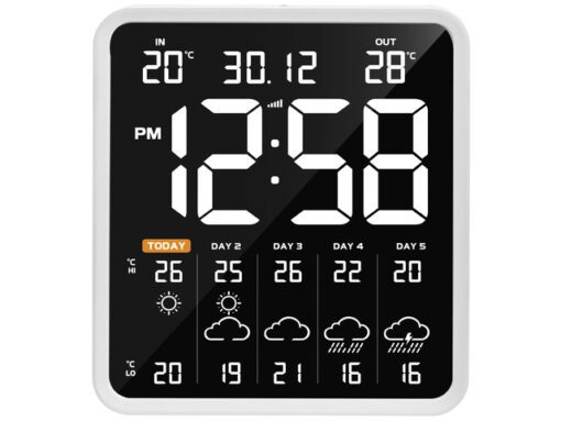 Weerstation Technoline WD 3035 230x253x29mm wit met 1       buitensensor
