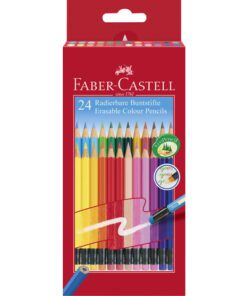 kleurpotloden Faber-Castell etui 24 stuks uitwisbaar