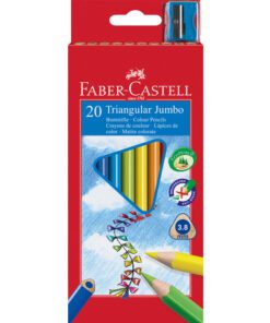kleurpotlood Faber-Castell Jumbo driekantig etui à 20 stuks