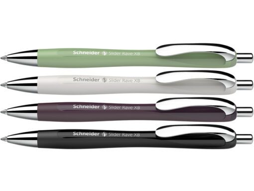 Balpen Schneider Rave XB Trend assorti doos a 3 + 1 gratis