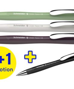 Balpen Schneider Rave XB Trend assorti doos a 3 + 1 gratis