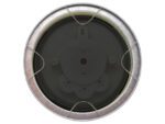 Buitenbarometer - Ø22CM - metaal - verzinkt "Orchid"