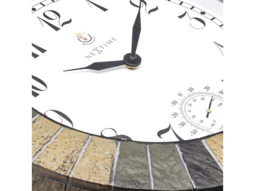Buitenklok NeXtime dia 43.5cm Aster Large met thermometer