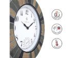 Buitenklok NeXtime dia 43.5cm Aster Large met thermometer