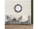 Buitenklok NeXtime dia 43.5cm Aster Large met thermometer