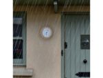 Buitenthermometer - Ø22CM - metaal - bruine "Lily"