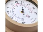 Buitenthermometer - Ø22CM - metaal - bruine "Lily"