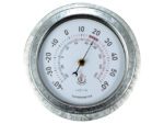 Buitenthermometer - Ø22CM - metaal - gegalvaniseerd "Lily"