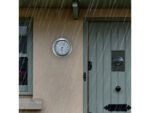 Buitenthermometer - Ø22CM - metaal - gegalvaniseerd "Lily"