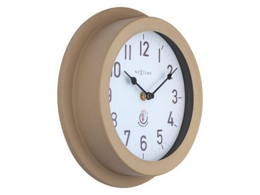 Buitenwandklok - Ø22CM - metaal - bruin "Poppy"