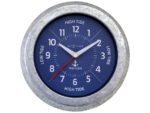 Getijdenklok Nextime dia 22cm Tide cijfers metaal blauwe    wijzerplaat