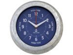 Getijdenklok Nextime dia 22cm Tide cijfers metaal blauwe    wijzerplaat