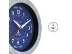 Getijdenklok Nextime dia 22cm Tide cijfers metaal blauwe    wijzerplaat