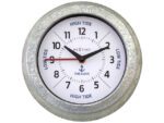 Getijdenklok Nextime dia 22cm Tide cijfers metaal witte     wijzerplaat