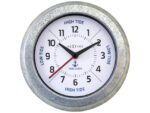 Getijdenklok Nextime dia 22cm Tide cijfers metaal witte     wijzerplaat