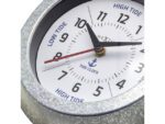 Getijdenklok Nextime dia 22cm Tide cijfers metaal witte     wijzerplaat