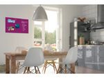 Glasmagneetbord Be!Board cyclaam 600x400x9mm incl. 2        magneten