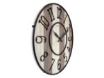 Grote wandklok - 50cm - Stil - Hout - Zwart Metaal -        "Oxford" -NeXtime