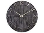 Grote wandklok - 50cm - Stil - Zwart - Hout - Metaal -      "York" - NeXtime
