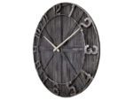 Grote wandklok - 50cm - Stil - Zwart - Hout - Metaal -      "York" - NeXtime