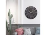 Grote wandklok - 50cm - Stil - Zwart - Hout - Metaal -      "York" - NeXtime