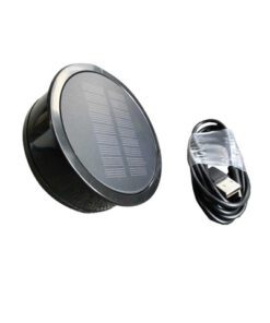 ontworpen voor de Lumi lantaarns. Het straalt een koel wit licht uit en creëert een serene sfeer. Aangedreven door een ingebouwde 2200mAh Li-ion batterij en oplaadbaar via USB of zonne-energie