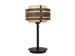 Lampenkap Nextime Beam 25 cm hout walnoot zwart