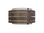 Lampenkap Nextime Beam 50 cm hout walnoot zwart