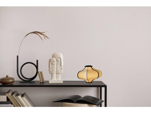 Lantaarn Nextime Lumi 40 cm stof creme
