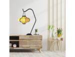 Lantaarn Nextime Lumi 40 cm stof geel