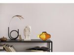 Lantaarn Nextime Lumi 40 cm stof geel