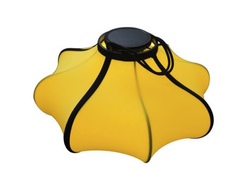 Lantaarn Nextime Lumi 40 cm stof geel