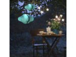 Lantaarn Nextime Lumi 40 cm stof turqoise