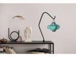 Lantaarn Nextime Lumi 40 cm stof turqoise