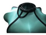 Lantaarn Nextime Lumi 40 cm stof turqoise