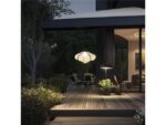 Lantaarn Nextime Lumi 60 cm stof creme