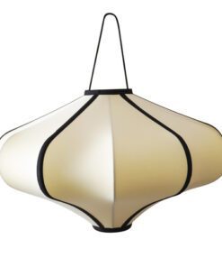 Lantaarn Nextime Lumi 60 cm stof creme