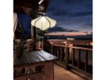 Lantaarn Nextime Lumi 60 cm stof creme
