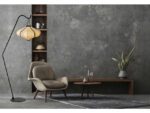 Lantaarn Nextime Lumi 60 cm stof creme
